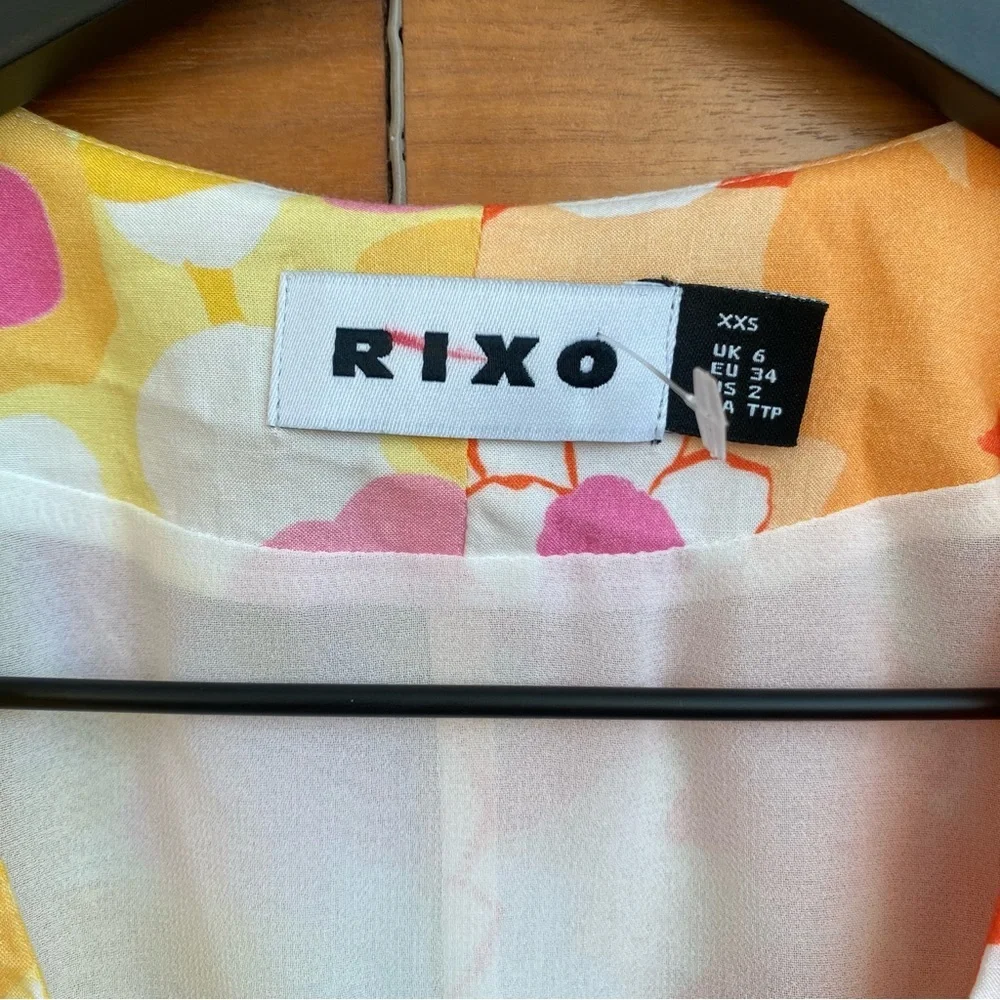 Rixo Ariel Ruffle Maxi Dress, Size XXS (2) - Picture 15 of 16